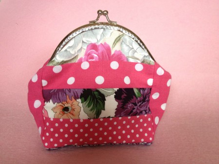 patchwork em rosa 12 corações